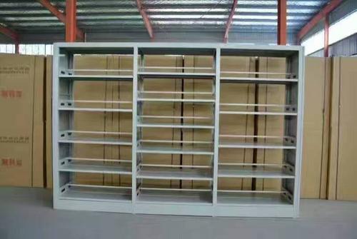 钢制书架单双面图书架档案管专用架子结这产耐用厂家直批